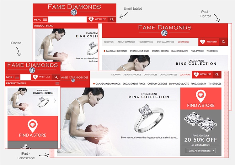 mobile website design